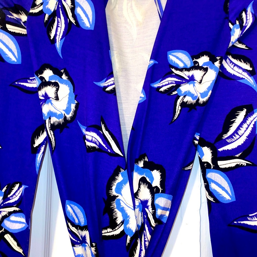 DVF Floral Maxi Wrap Dress